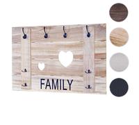 Mendler Vestiaire mural en paulownia - Naturel