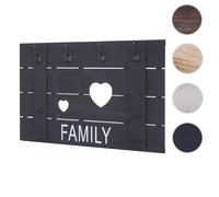 Mendler Vestiaire portemanteau mural - Gris foncé