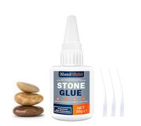 MendMight 30g Colle pour Pierre Transparente Liquide, Kit de Réparation Colle Glue Extra Forte pour Marbre, Pierre Naturelle et Artificielle