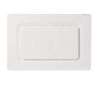 Mendorio Plaque Commande WC Mat Pour Geberit Sigma，UP300/UP320，Blanc | Panneau À Double Chasse, Fourni Avec Set De Leviers De Chasse Et Cadre D'Installation
