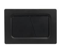 Mendorio Plaque Commande WC Mat Pour Geberit Sigma，UP300/UP320，Noir | Panneau À Double Chasse, Fourni Avec Set De Leviers De Chasse Et Cadre D'Installation