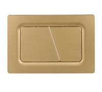 Mendorio Plaque Commande WC Mat Pour Geberit Sigma，UP300/UP320,Or | Panneau À Double Chasse, Fourni Avec Set De Leviers De Chasse Et Cadre D'Installation