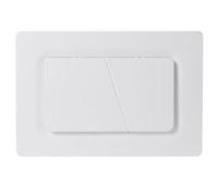 Mendorio Plaque Commande WC Pour Geberit Sigma，UP300/UP320，Blanc | Panneau À Double Chasse, Fourni Avec Set De Leviers De Chasse Et Cadre D'Installation