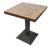 MENGDA Table à Manger en Bois Table Basse Table De Cuisine Carrée 60x60x75cm