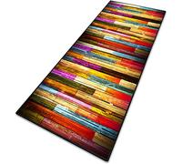 MENGH Tapis de Couloir Long Antidérapant Lavable Surface Douce 3D Tapis Cuisine Devant evier pour Cuisine, Couloir, Passage, Chambre - 60x380cm