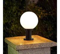 Mengjay Lampadaire De Jardin Étanche Lampe Pilier Exterieur Chemin Lampadaire Extérieur,E27 Etanche Décoration,Borne Lumineuse Jardin,Éclairage moderne Lampe Pilier Portail (∅20cm)