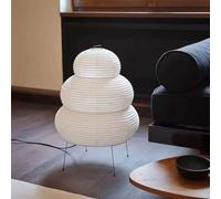 Mengjay Lampe De Table lanterne en papier,Créatif Style Minimaliste Nuit Lampe De Chevet Confortable lampe de bureau en Papier Japonais Style (A)