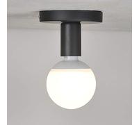 Mengjay Moderne Lampe de plafond, Plafonnier métal noir,luminaire moderne Plafonnier pour Chambre à coucher, Couloir, Salon, etc,sans ampoule