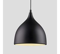 Mengjay Trade Suspension E27 en Métal Plafonnier Suspensions Lumiere Suspension Luminaire Moderne Plafonnnier Luminaires Metal Noir Plafond Lumière éclairage(Noir)