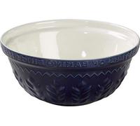 Mengkong en céramique bleu indigo et crème - 55 litres - Traditionnel