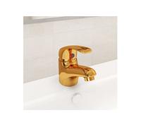 vidaXL Mitigeur lavabo doré