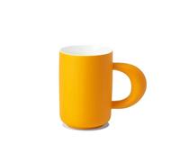 MENGLI-2024 Tasses à café Ensemble de 1 tasse à café Jelly, en céramique 14,2 oz avec grande capacité for les meilleures amies et sœurs des amoureux(Yellow)