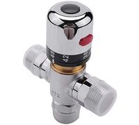 Mengmen mélangeur thermostatique à 3 voies en cuivre 3/4 pour eau chaude solaire, régulateur de température