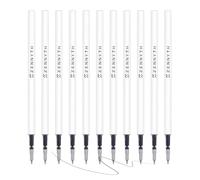 MengRan Lot de 10 recharges encre gel de 10,9 cm pour stylos à clic, pointe fine 0,5 mm, séchage rapide