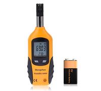 Mengshen Indicateur De Température Et D'Humidité Professionnel - Avec Point De Rosée Et Température D'ampoule Humide - Batterie Incluse
