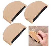 Menibeuty 3er Set Premium Wollkamm aus Buchenholz, Kaschmirkamm gegen Pilling & Fusseln, Kleidungspflege Wunderbürste für Wolle, Strickwaren, Schals & Sofas, Schonender Fusselentferner Manuell