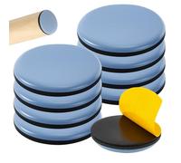 Menibeuty 8pcs 50 mm (Rond) Patins en Tefon pour Meubles, PTFE - pour Meubles - Évite Les Frottements sur Les Parquets Ou Moquettes - Idéal pour Déplacer des Meubles Lourds