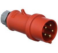Mennekes 101200151 Fiches cEE Pro Top, Prise de courant, 400 V, 50 - 60 Hz, 16 A, 5 pôles, IP 44, 10 Emballage rouge