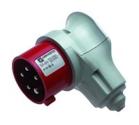 MENNEKES 3982, Angle droit, 400 V, Rouge, Blanc, IP44, 1 pièce