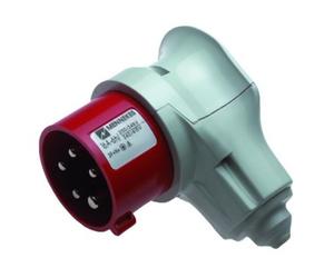 MENNEKES 3982, Angle droit, 400 V, Rouge, Blanc, IP44, 1 pièce
