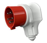 MENNEKES 3982, Angle droit, 400 V, Rouge, Blanc, IP44, 1 pièce