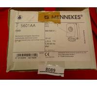 Mennekes 5601AA DUO 16A 4 pôles 7 h 500 V IP67 Boîte Murale CEE Interrupteur