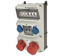 MENNEKES ELEKTROTECHNIK Combinaison de prises de courant Mennekes 930009 AMAXX 2xCEE16A/32A 5P 2xSchuko