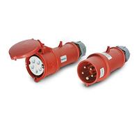Mennekes Lot de connecteurs et connecteurs CEE 400 V/32 A 5 p IP44 avec inverseur de phase