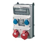 MENNEKES ELEKTROTECHNIK Mennekes Combinaison de prises 930013 AMAXX 2CEE 32A/16A 5P 2xSchuko
