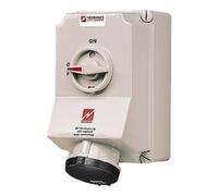 MENNEKES Mennekes Prise murale DUO 63A, 4p, 7h, 500V, IP44 5957A Quantité:1