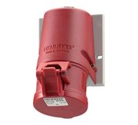 MENNEKES Mennekes Prise murale TwinCONTACT 16A, 4p, 6h, 400V, IP44 1343 Quantité:1