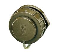 Mennekes Prise Schuko en saillie, IP68, vert bronze, bride ovale 10803