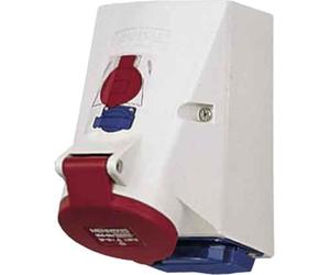 MENNEKES Wanddose 16A 5polig 1649 Twin CONTACT 6h 400V IP44 1649 (1649.)