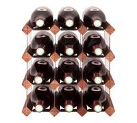 Mensolas Pin teinté foncé - 12 bouteilles