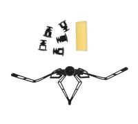 Mentonnière Réglable pour Casque de Sécurité, Bouton T01 Noir | Plastique Noir, Verrouillage Rotatif Boa, Fixation à Bouton, pour Casque de Chantier et Usage Industriel