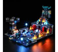 MENZAVA Kit d'éclairage LED Compatible avec Lego Minecraft La Bataille des abîmes 21246 - Jeu de lumière LED pour Modèle de Blocs de Construction (Modèle Non Inclus)