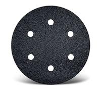 MENZER Black Disques abrasifs auto-agrippants, 150 mm, 6 trous, p. Ponceuses excentriques, Carbure de silicium (Lot de 50) G400