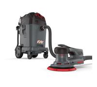 MENZER Dustfree Système de Ponçage ETS 150 5.0 + VCL 550 PRO Antistatic | Ponceuse Excentrique, Aspirateur Industriel Eau et Poussière