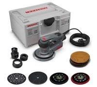 MENZER Ponceuse Excentrique ETS 150 2.5 + systainer³ | Polissage Fin et de Finition, 3 Plateaux de Ponçage, Protection p. Plateau de Ponçage, Interface Pad, Disques Abrasifs