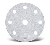 MENZER White Disques abrasifs auto-agrippants, 150 mm, 9 trous, p. Ponceuses excentriques, Corindon normal (Lot de 50) G320