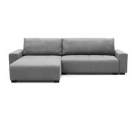 Menzzo - Canapé d'angle convertible Marcus 292 cm Gris