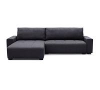Canapé d'Angle Convertible Marcus 292cm Noir