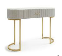 MENZZO Coiffeuse Paloma 1 tiroir Velours Taupe