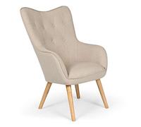 Fauteuil Scandinave Aimee 67cm Beige