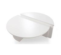 MENZZO Set de 2 tables basses design Glowik Blanc mat