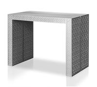 MENZZO Table Console extensible Nassau Morocco Gris - table à manger