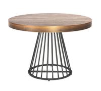 Menzzo Table de repas extensible Virginia 110–260 cm Naturel