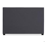 Menzzo Tête de lit Diam 180 cm - Tissu gris foncé, design moderne pour King Size/Double XL