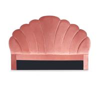 MENZZO Tête de lit Mermaid 160 cm Velours Rose - Velours L160 x P10 x H120 cm