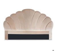 MENZZO Tête de lit Mermaid 180 cm Velours Taupe - Velours L180 x P10 x H120 cm